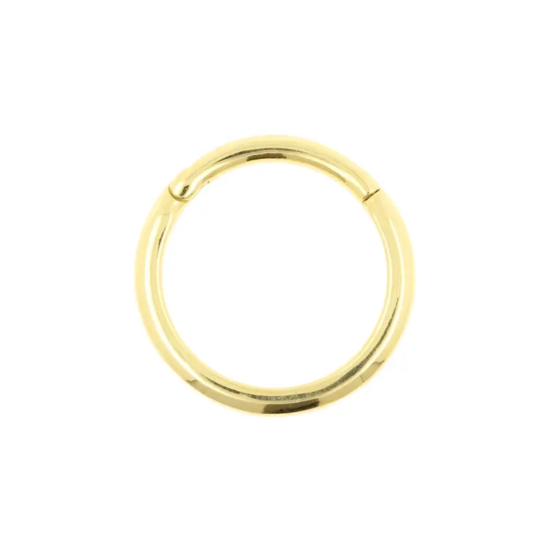 18 Karaats Gouden Click Ring - Half Rond