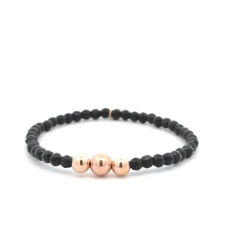 676 black rosé-gold coloured