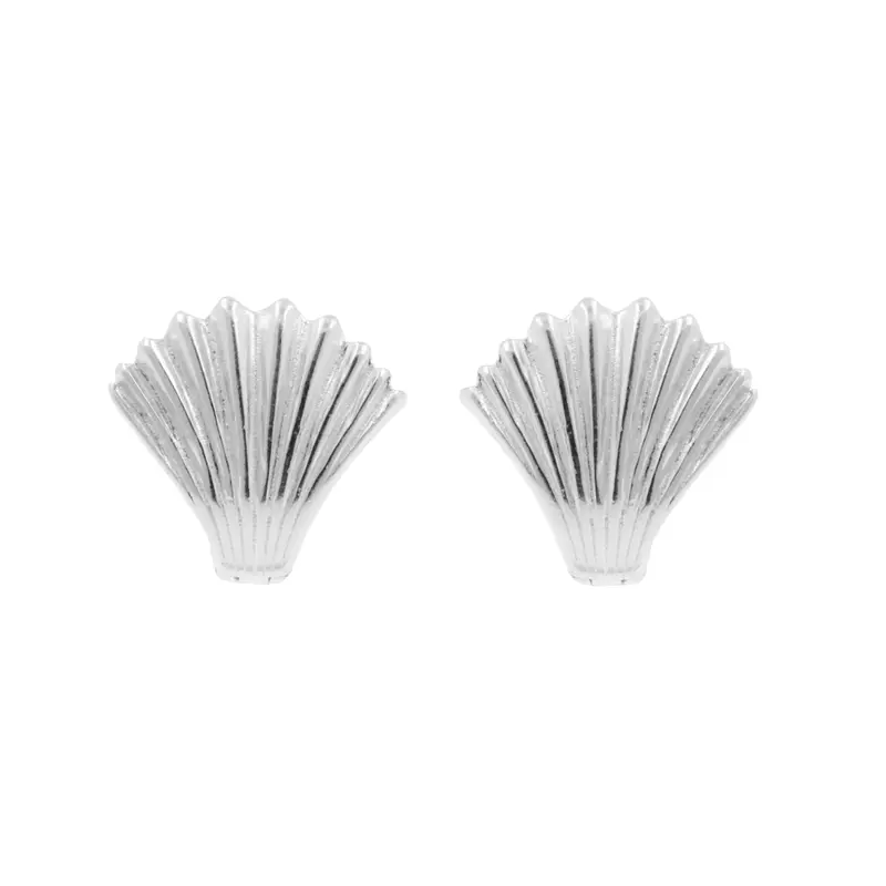 925 Zilver Oorclickers - Shell Zilver