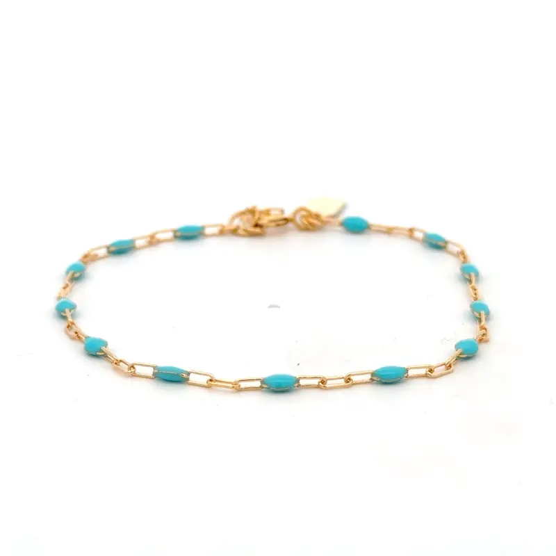 Amy light blue gold coloured