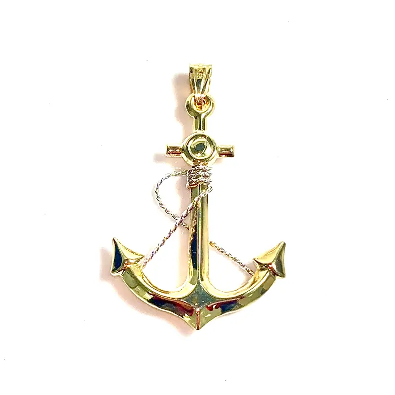 Anchor Pendant - 14 carat gold