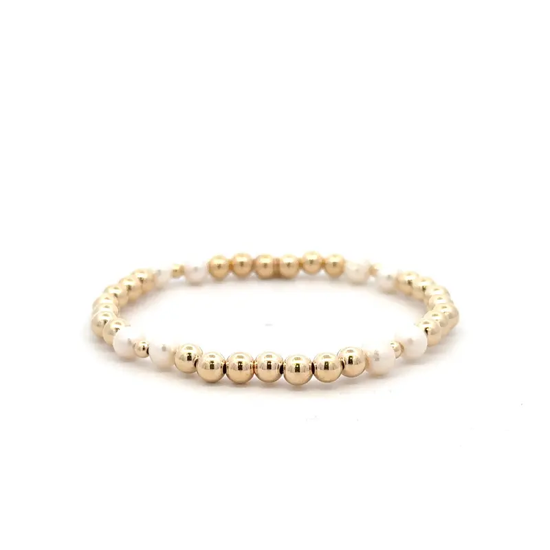 Angel 4 split pearl gold coloured