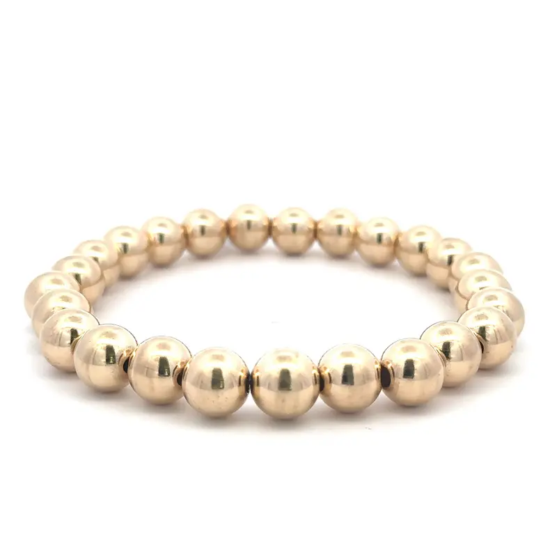 Anklet basic gold coloured 10mm