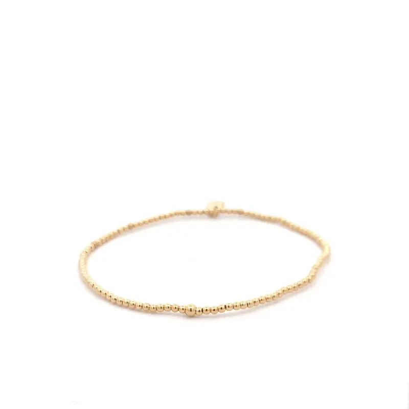 Anklet basic gold coloured 2mm