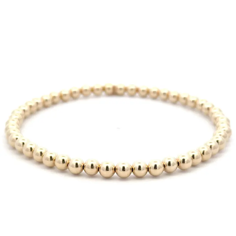 Anklet basic gold coloured 5mm