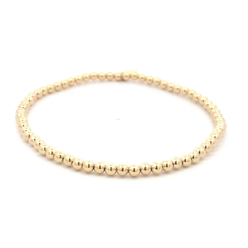 Anklet basic gold goloured 4mm