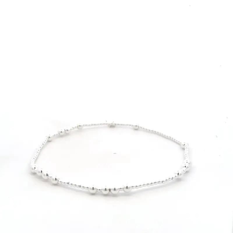 Anklet four 3 silver
