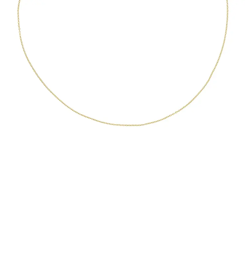 Anna + Nina Anchor Plain Ketting
