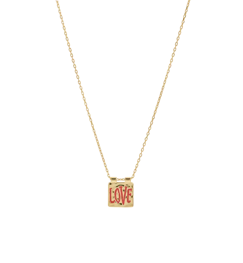 Anna + Nina Love Note Ketting