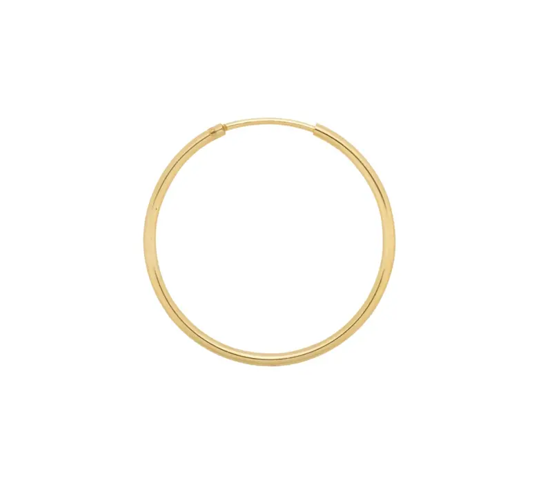 Anna + Nina Single Plain Ring Earring XXL