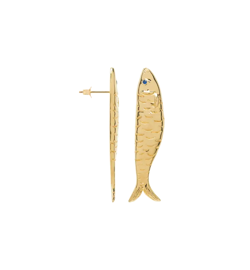 Anna + Nina Single Sardine Stud