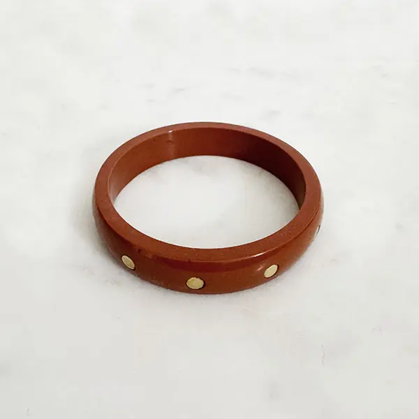 Armband Bangle Bruin Studs