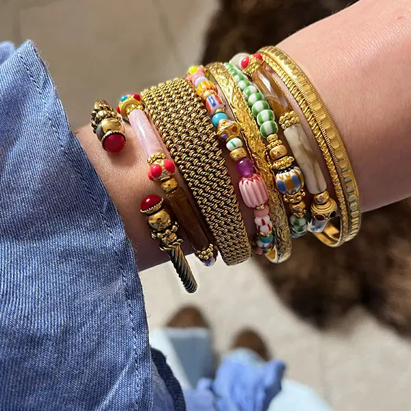 Armband Bangle goud