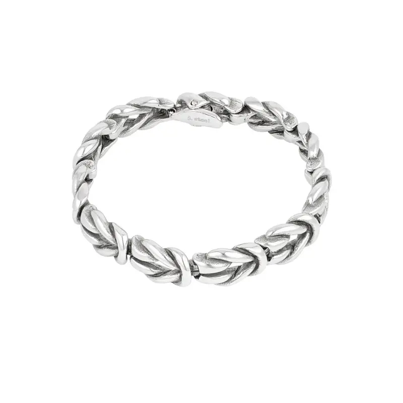 Armband heren elegant zilver