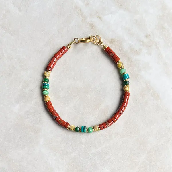 Armband Indy Red stone