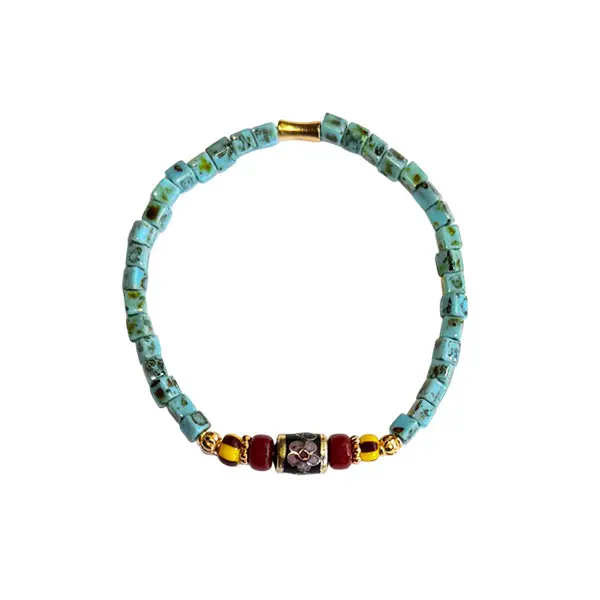Armband Turkoois Cloisonne