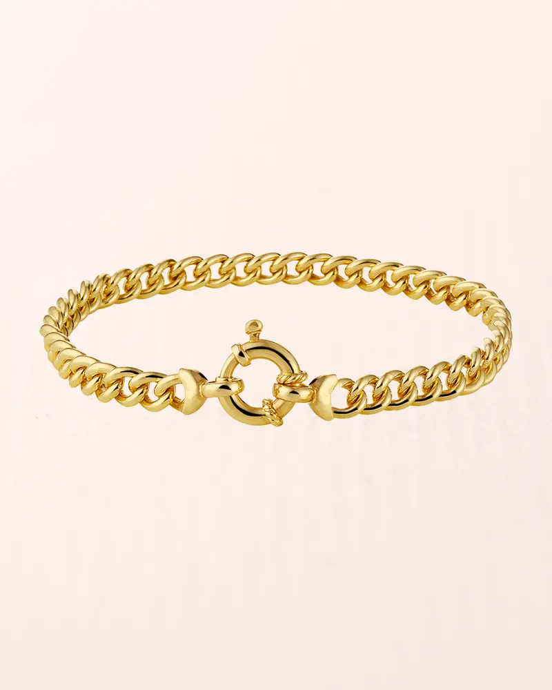 Armband van zilgold