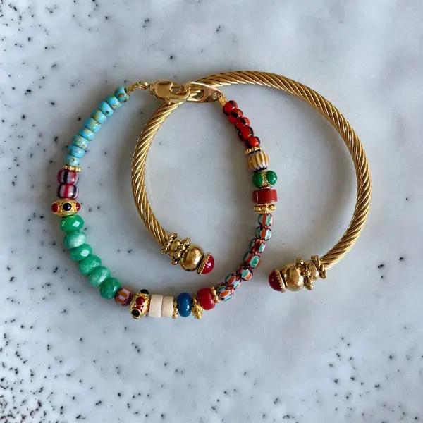 Armbandje Fall Green blue