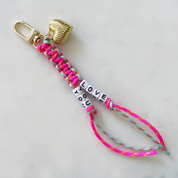 Bag charm koord Love You