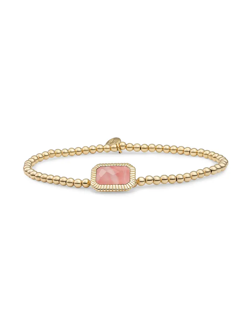 Baguette Armband Cherry Quartz
