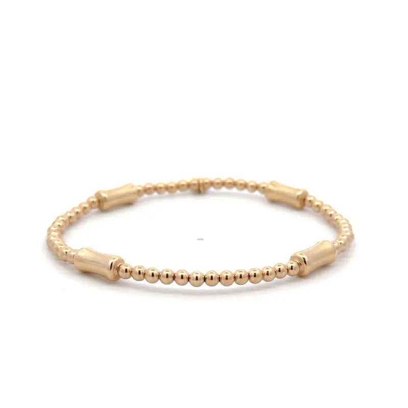 Bamboo four gold coloured