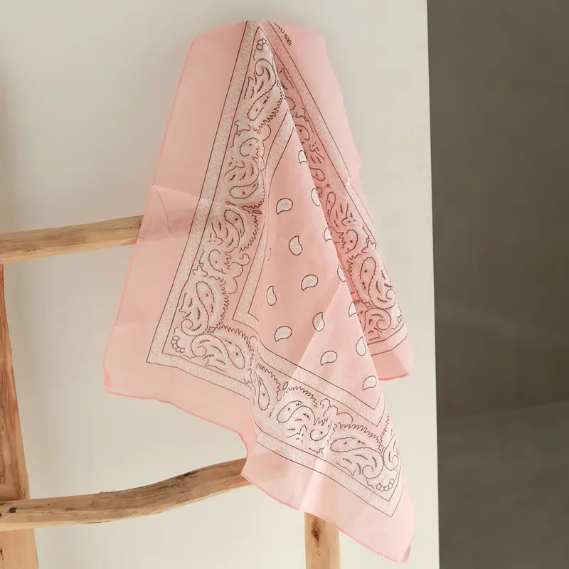 Bandana sjaal zalm