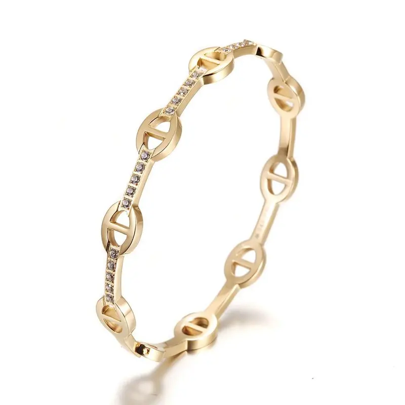 Bangle fantasy cc gold plated