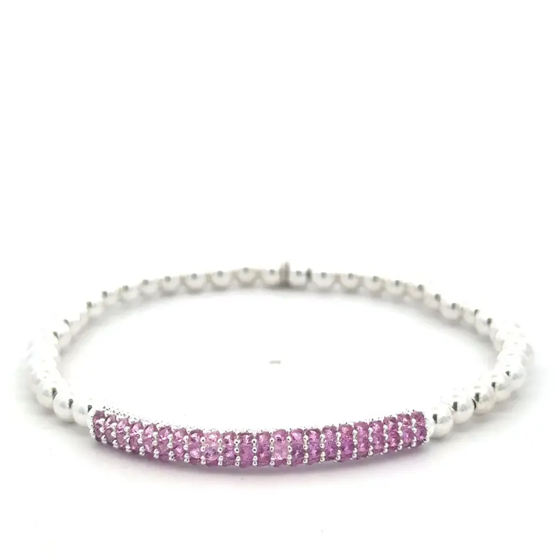 Bar fuchsia silver