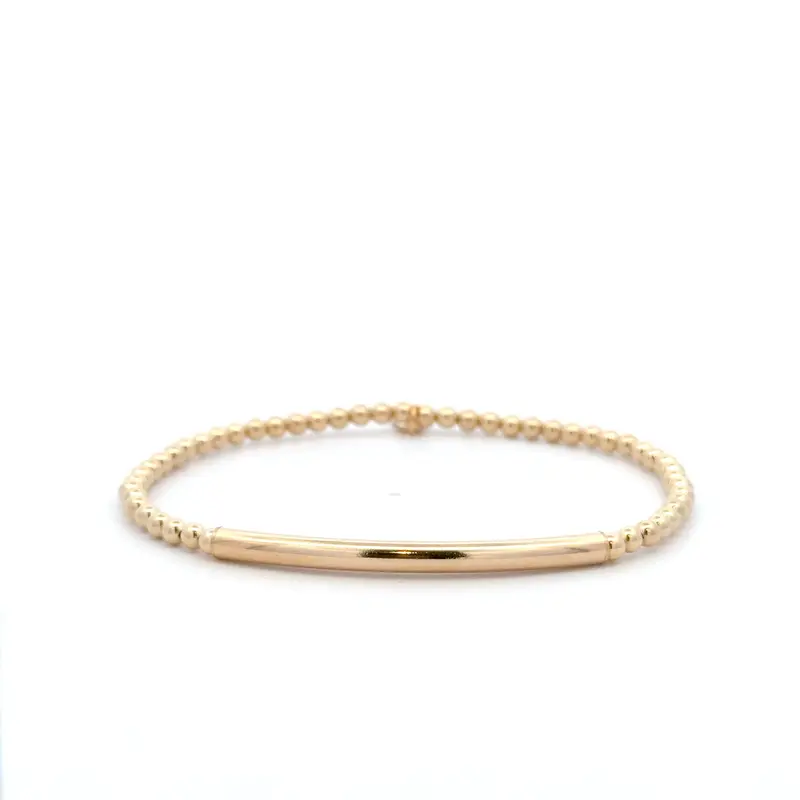 Bar plain 3mm gold coloured