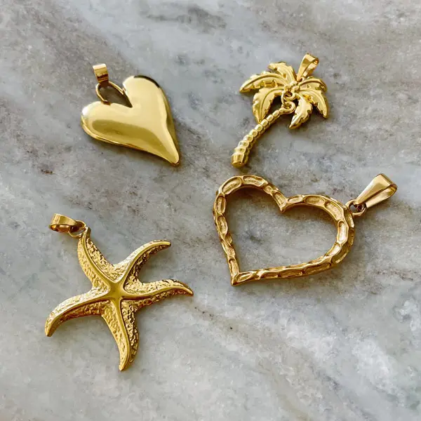 Bedel Goud Zeester Palmboom Hart