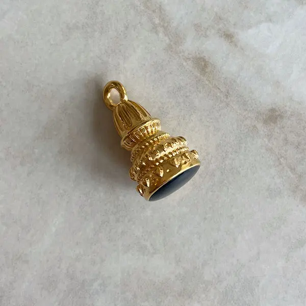 Bedel Pendule zwart goud