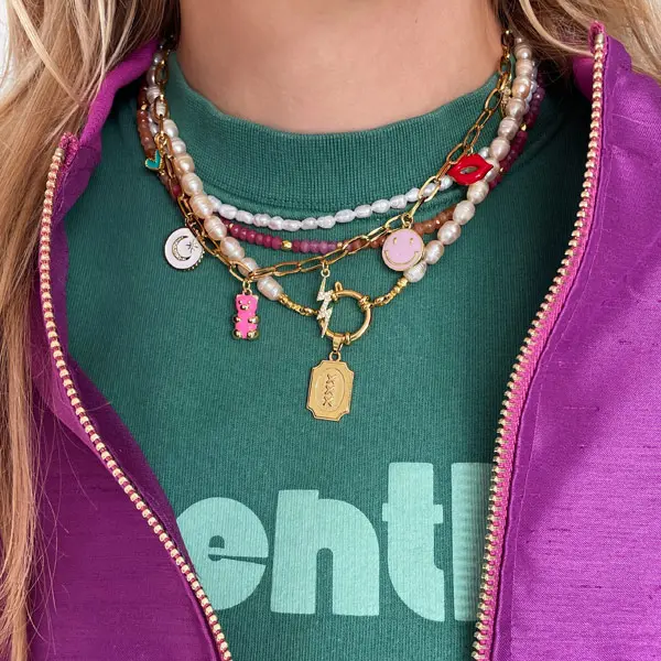Bedelketting Bear Lightning kiss