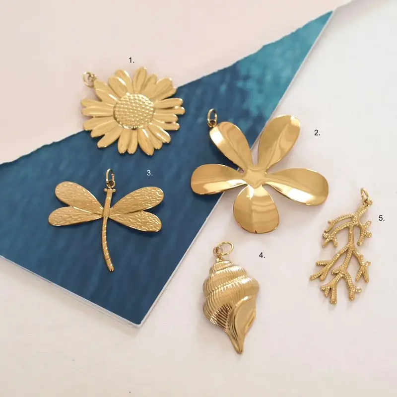 Bedels big charms gold (Kies je soort)