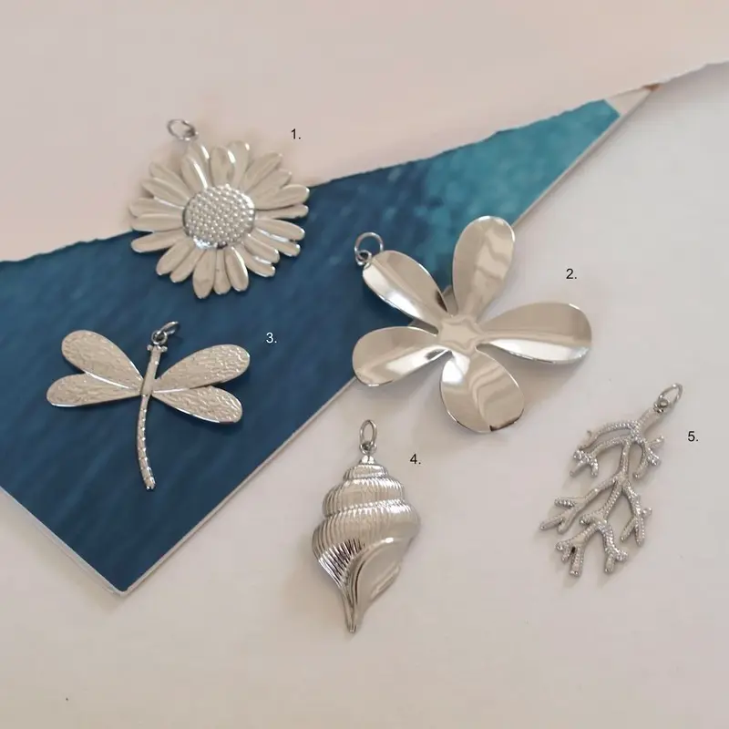 Bedels big charms silver (Kies je soort)