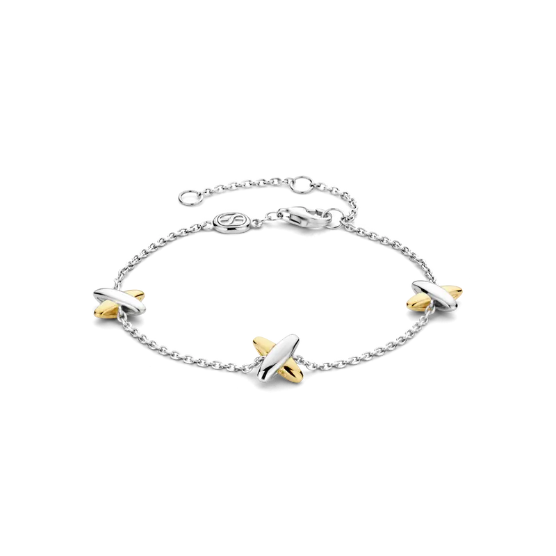 Bicolor Cross Armband