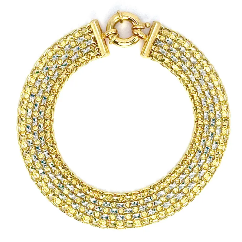BICOLOR DELUXE BRACELET - 18K