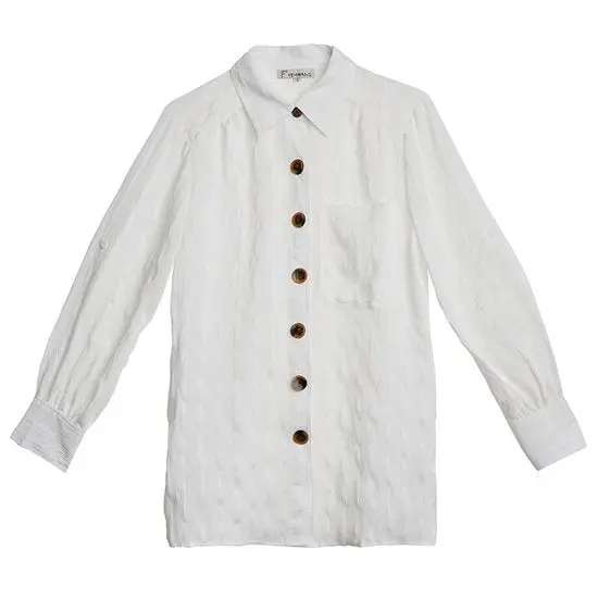 Blouse basic wit Maat M
