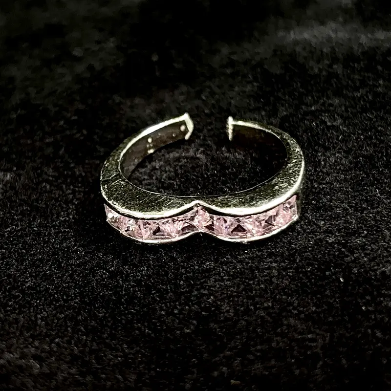 Blush Gem Ring - Silver 925