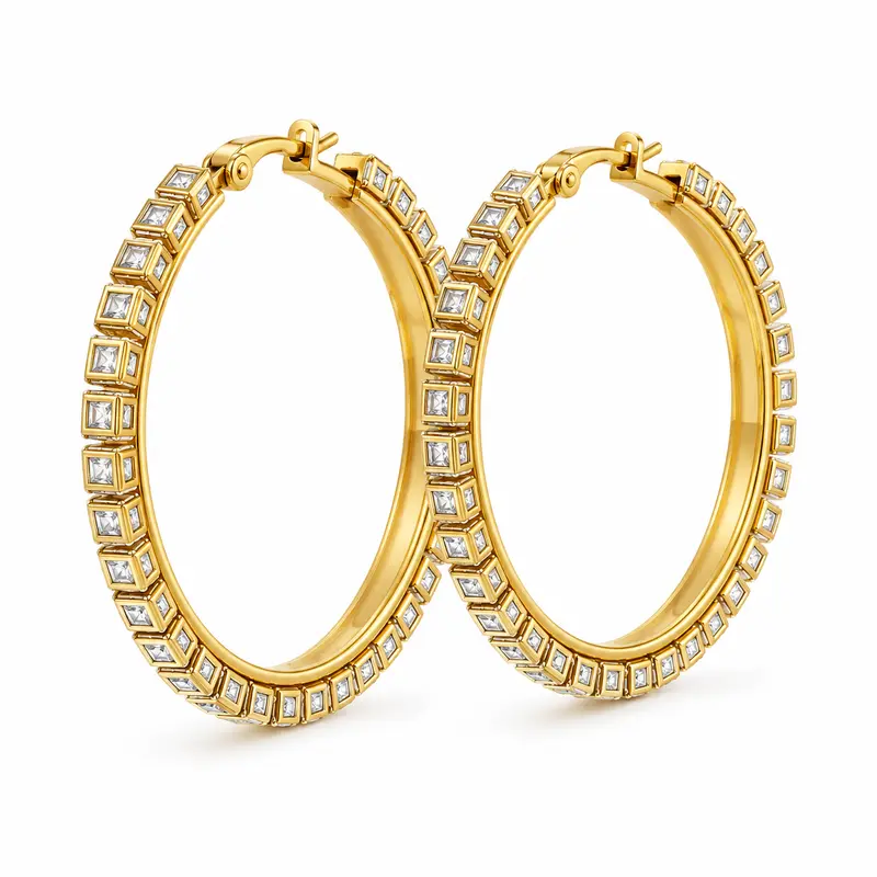 Bold hoops oorbellen