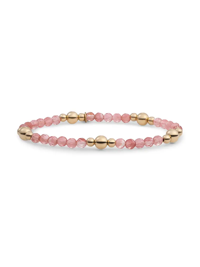 Bold Mix Armband Cherry Quartz