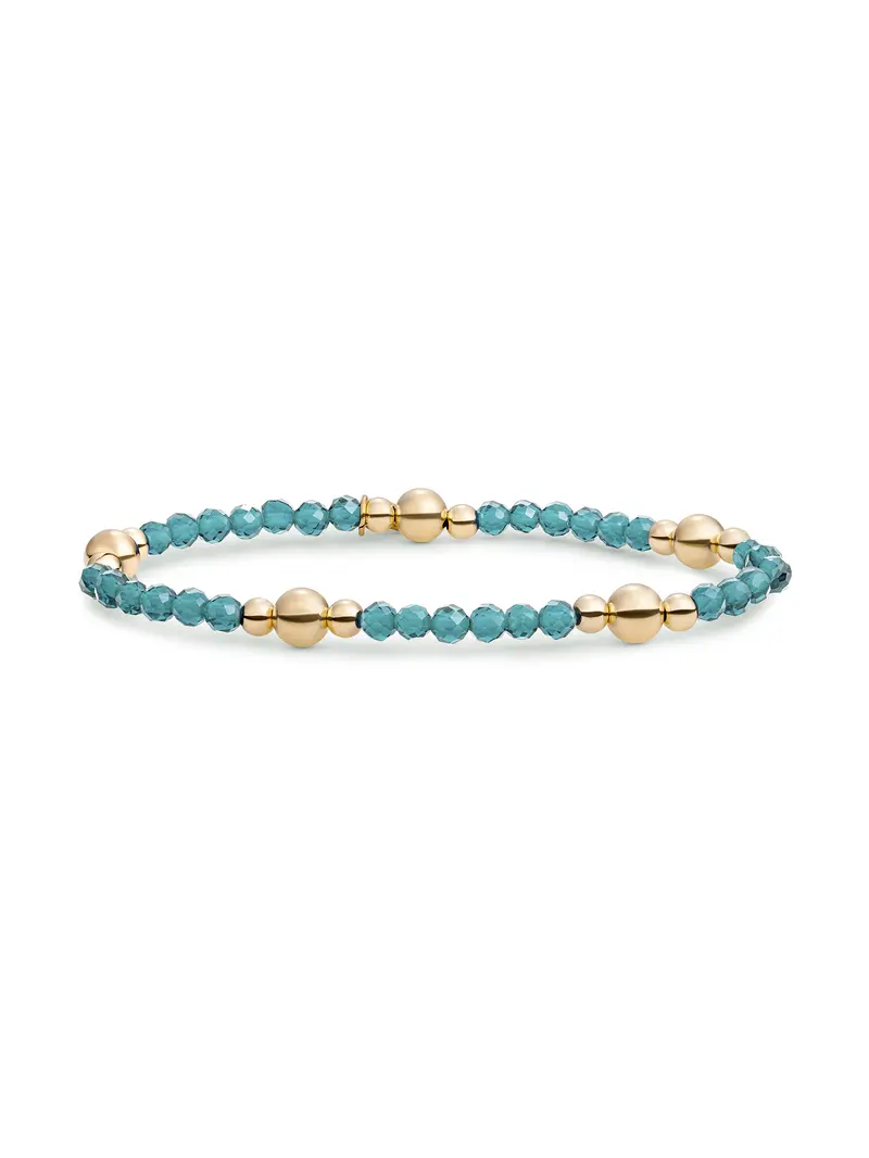 Bold Mix Armband Turquoise Quartz