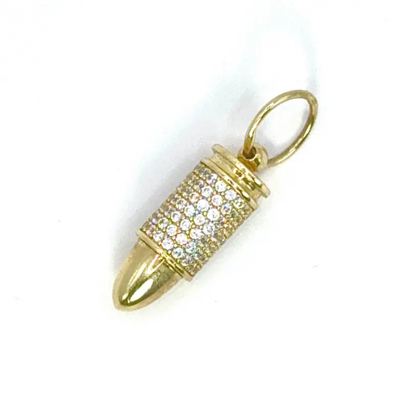 BULLET PENDANT - 14K
