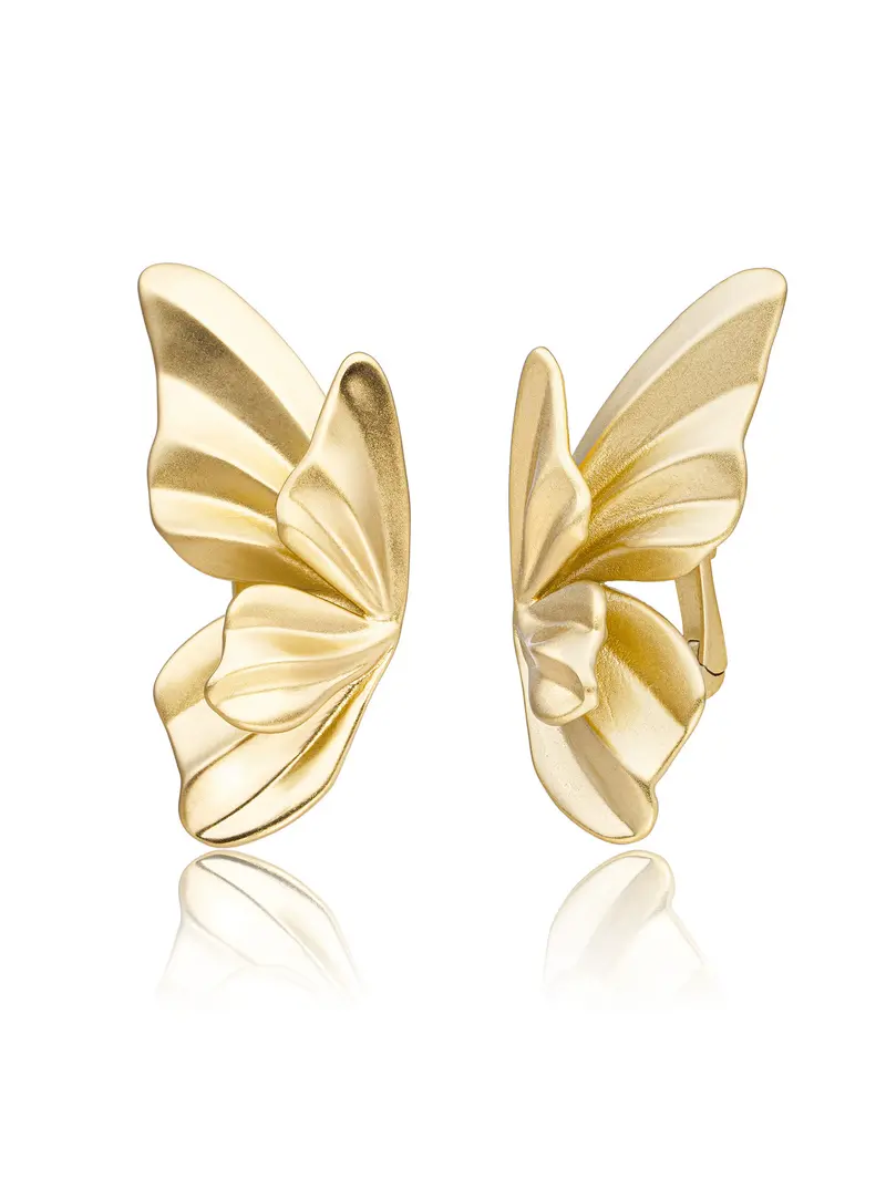 Butterfly Push Back Oorbellen