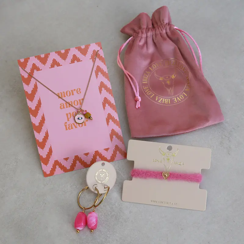 cadeau set pink