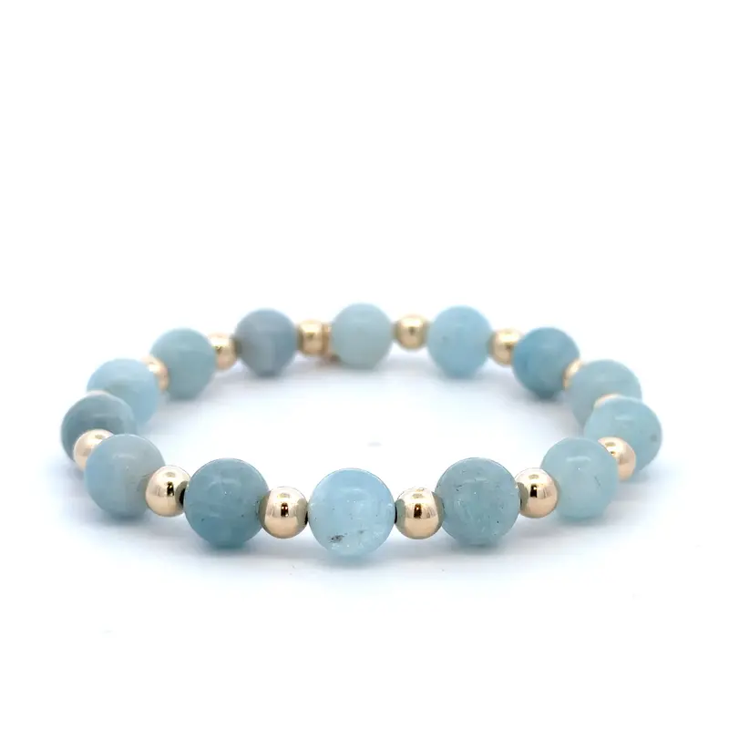Celestia ocean blue mix gold coloured