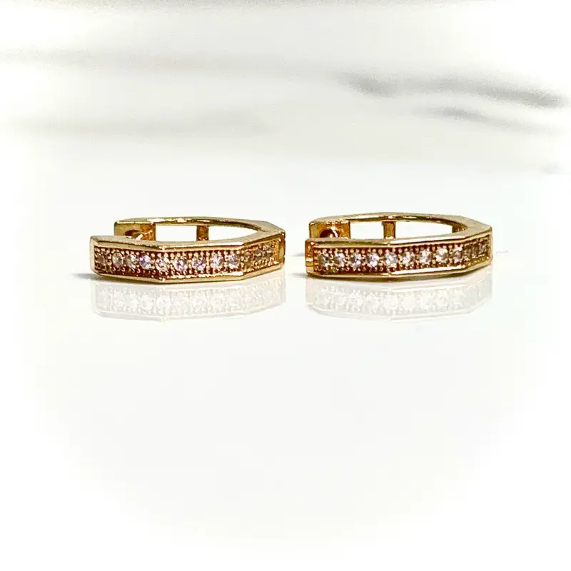 Celestial Elegance Earring - 14 carat gold EARV2