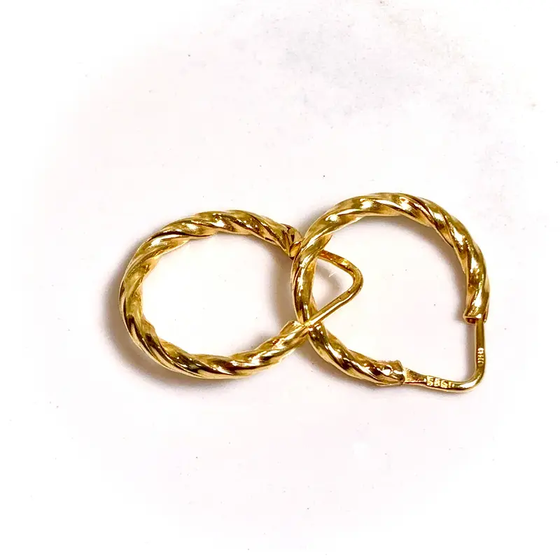 Celestial Sparkle Earring - 14 carat gold EARV2
