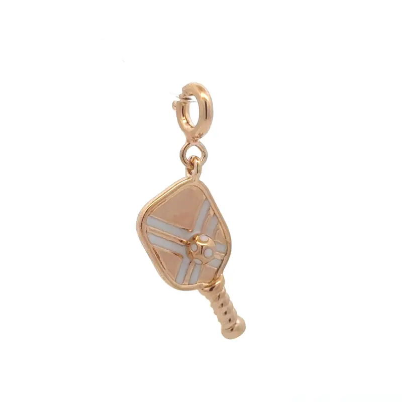 Charm clipon - Racket goldplated