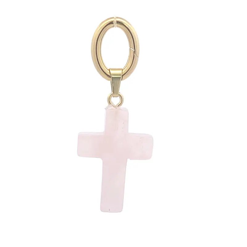 Charm - Cross pink