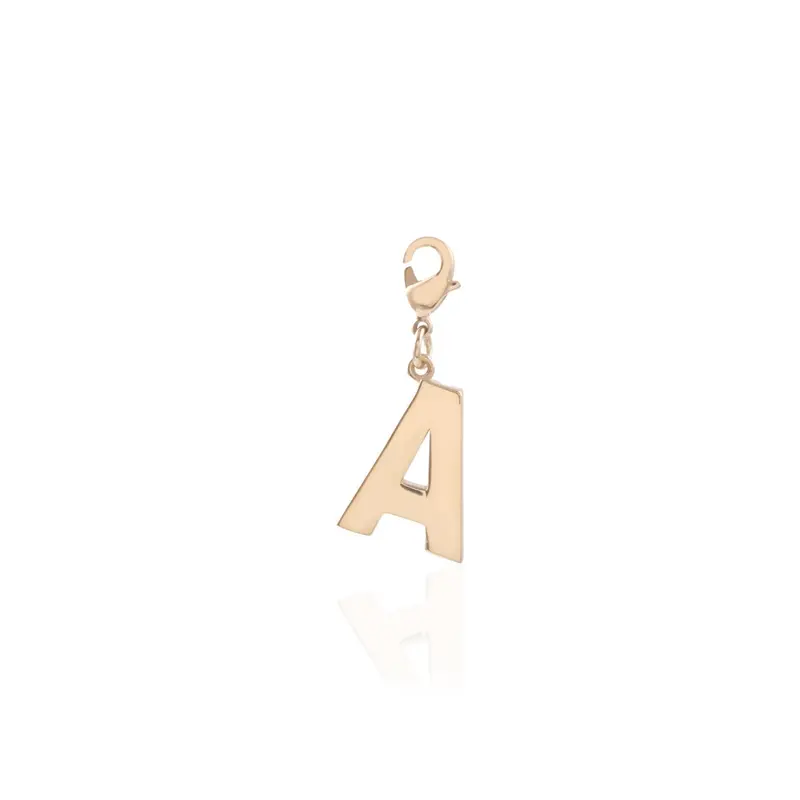 Charm - Letter hang goldplated
